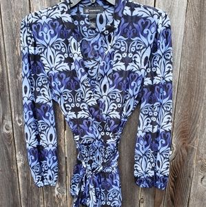 Sheer top; original purchase price $60.